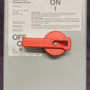 Hubbell HBLDS6AC Circuit-Lock Type 4X,12 Disconnect Switch Enclosure