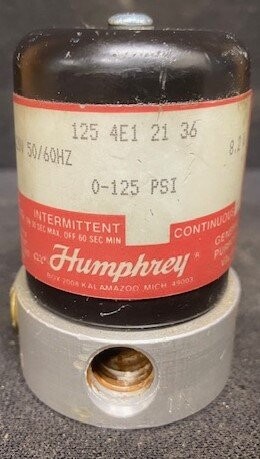 Humphrey 125-4E1-21-36 Solenoid Valve - Image 2