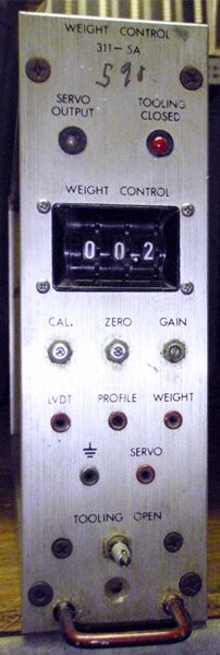 Hunkar Laboratories 311-5A Weight Control Module