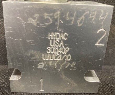Hydac 3011409 Hydraulic Pressure Control Valve - Image 2