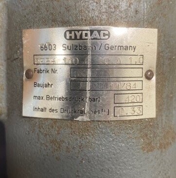 Hydac DFBH-110-G-10A Higher Pressure Filter - Image 2