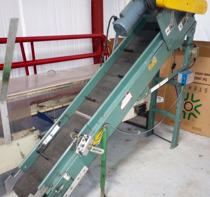 Hytrol 12 Inch Wide Incline Conveyor