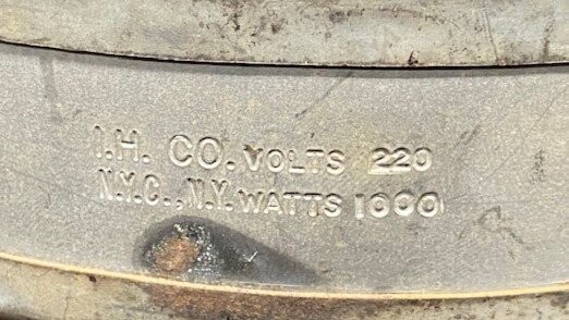 I.H. Co Unknown Model Band Heater - Image 2