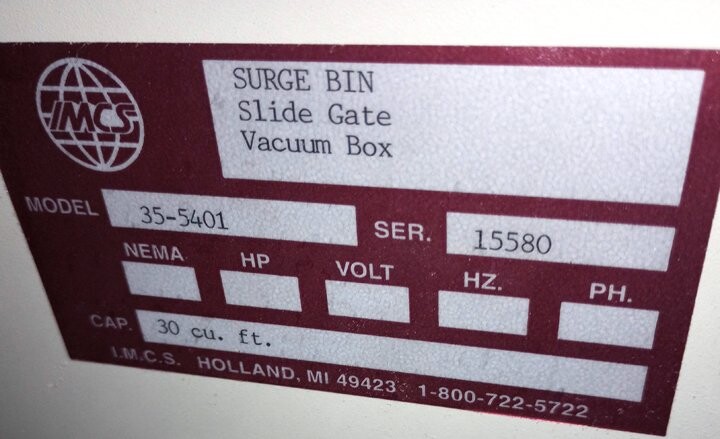 IMCS 30 Cubic Foot Surge Bin - Image 3
