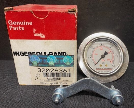 Ingersoll Rand 32026361 Liquid Filled Pressure Gauge