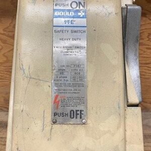 Gould-ITE F-352 Vacu-Break Enclosed Fusible Safety Switch