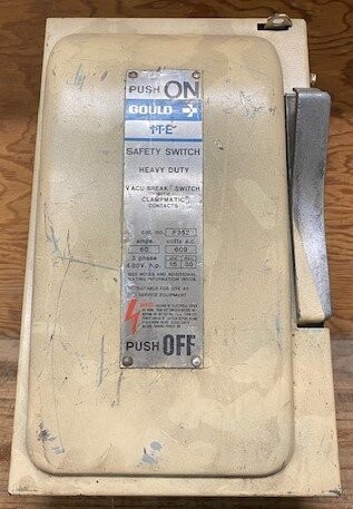 Gould-ITE F-352 Vacu-Break Enclosed Fusible Safety Switch