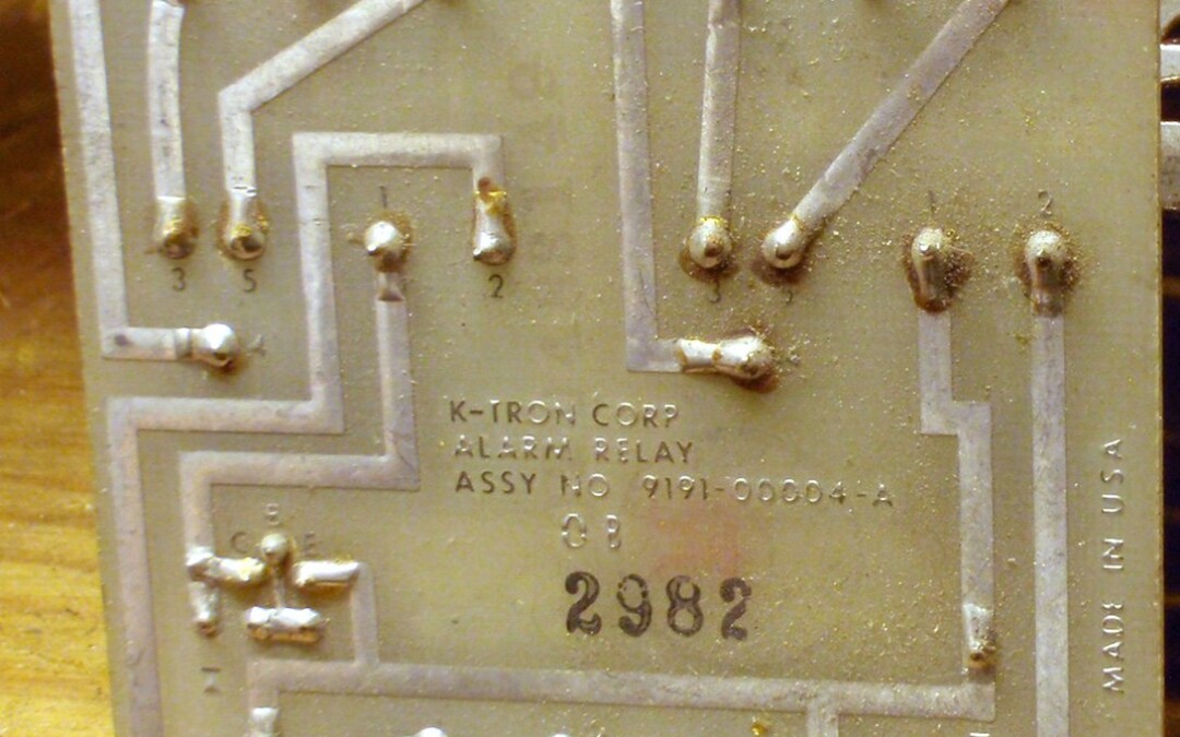 K-Tron 9191-00004-A Alarm Relay Assembly card - Image 2