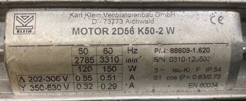 Karl Klein DNG 3-6 WS Blower - Image 3