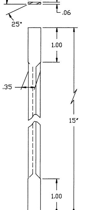 Hot Knife Parison Knife Blade