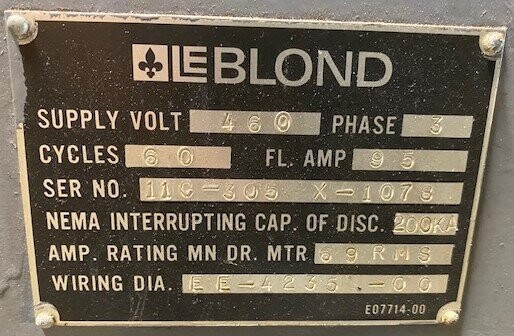 LeBlond Regal 1648 Model Lathe - Image 3