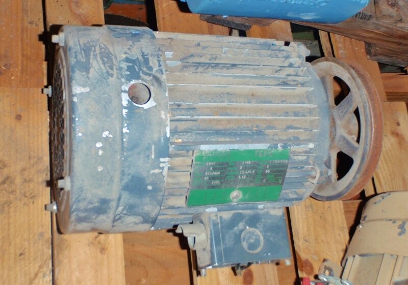 Lincoln Electric TEFC 5HP Motor