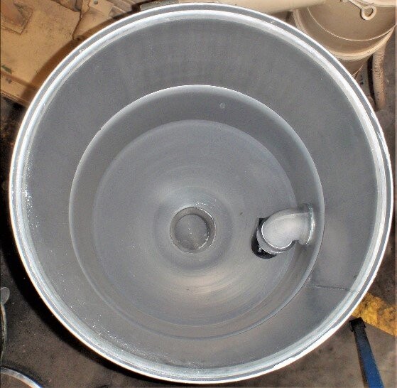 L-R Systems Unknown Model 23 Inch Diameter Receiver Hopper - Image 2