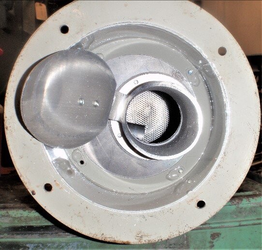 L-R Systems Unknown Model 8 1/2 Inch Diameter Receiver Hopper - Image 2