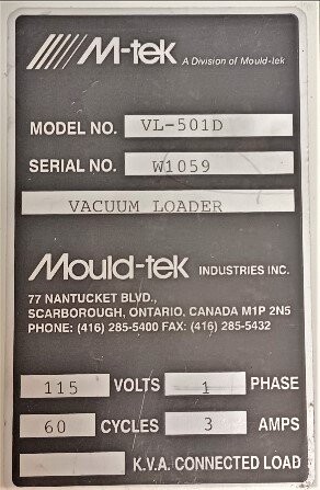 Mould-tek VL-501D T-Link Series Vacuum Loader Controller - Image 3