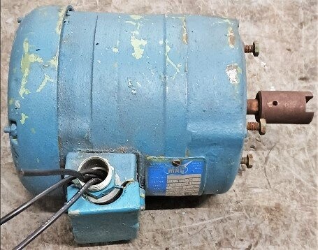 Motor Appliance Corp. Unknown Model 1/4 HP Motor