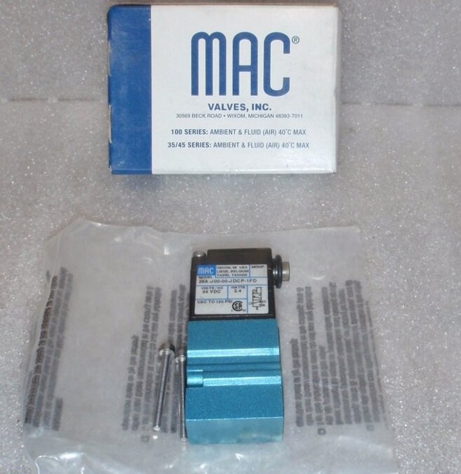 MAC Valves 36A-J00-00-JDCP-1FD Soleniod Valve