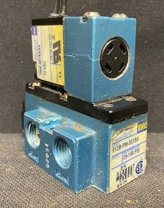 MAC Valves 912B-PM-551BA Pneumatic Solenoid Valve