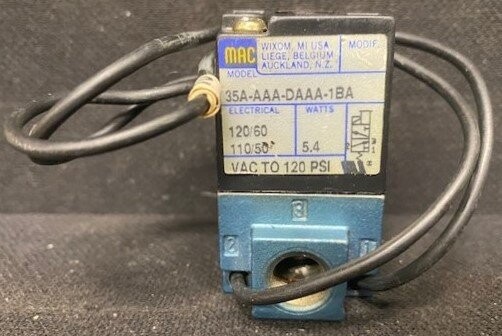 MAC Valves 35A-AAA-DAAA-1BA Solenoid Valve
