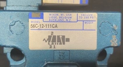 MAC Valves 56C-12-111CA Pneumatic Valve - Image 2