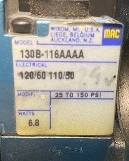 MAC Valves 56C-13-116AA Pneumatic Valve - Image 3
