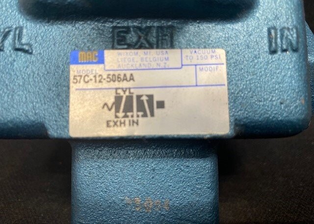 MAC Valves 57C-12-506AA Solenoid Valve - Image 2