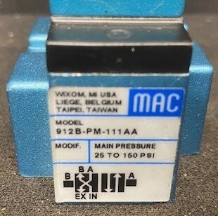 MAC Valves 912B-PM-111AA Valve - Image 2