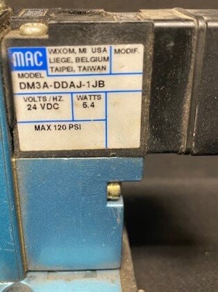 MAC Valves 92B-BBA-CAG-DM-DDAJ-1JB Solenoid Pilot Operated Valves - Image 3