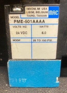 MAC Valves PME-501AAAA Solenoid Air Control Valve - Image 2