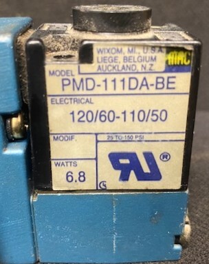 MAC Valves Repl# 6231C-000-PM-111DA Pneumatic Valve - Image 3