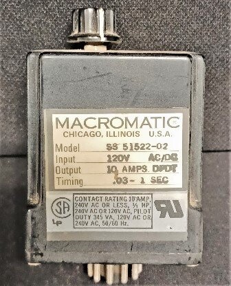 Macromatic SS-51522-02 Time Delay Relay - Image 2