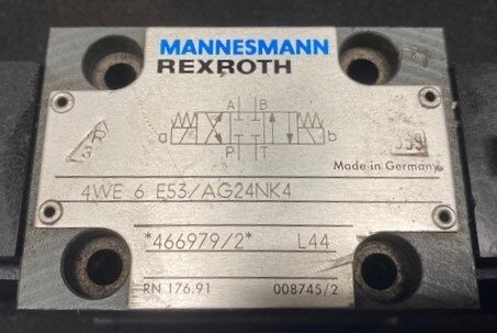 Mannesmann-Rexroth 4WE6E53/AG24NK4 Solenoid Valve - Image 2