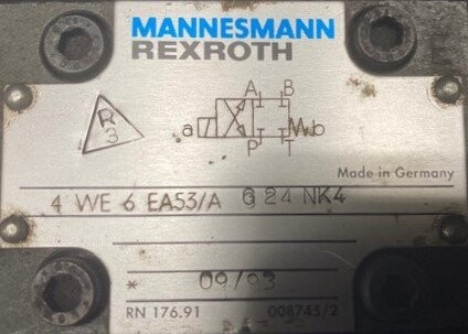Mannesmann-Rexroth 4WE6EA53AG24NK4 Hydraulic ValveMannesmann-Rexroth 4WE6EA53AG24NK4 Hydraulic Valve - Image 3