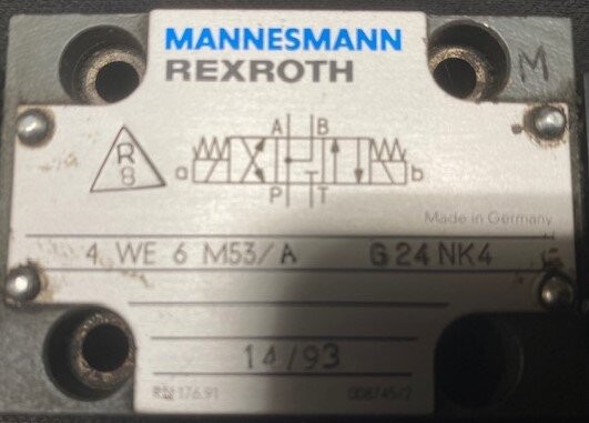 Mannesmann-Rexroth 4WE6M53/AG24NK4 Hydraulic Valve - Image 2