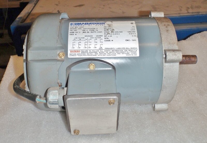 Marathon BVL 56T17F2036B P 1/2 HP Motor