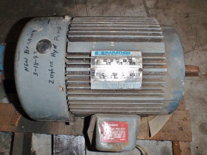 Marathon SE184TTFL7726ANL 5 HP AC motor