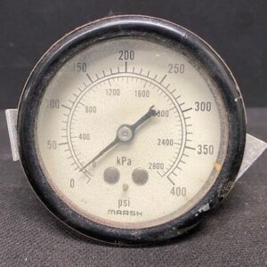 Marsh Unknown Model 0-400 PSI Pressure Gauge