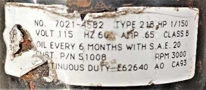 Masterflow 1/150 HP Heat Blower - Image 3