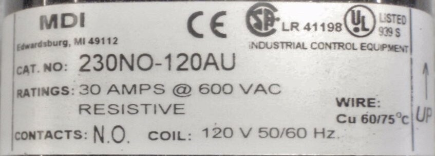 MDI 230NO-120A4 - Image 2