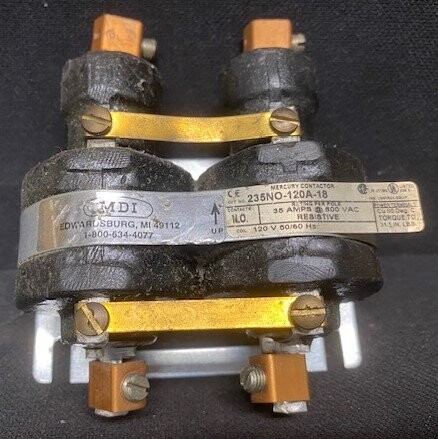 MDI 235NO-120A-18 Mercury Contactor
