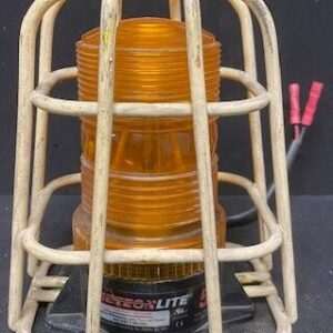 Meterolite SY361005-A Type 5 Amber Strobe Warning Light With Protection Cage