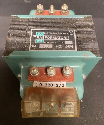 MG Elettromeccanica Unknown Model Monofase Trasformatori Transformer - Image 3