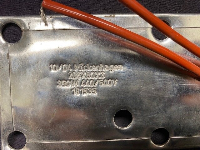 Mickenhagen 181535 206x80x3mm Strip Heater - Image 3