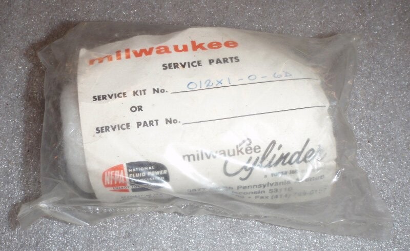 Milwaukee Cylinder 012X1-0-6D Service Parts Kit