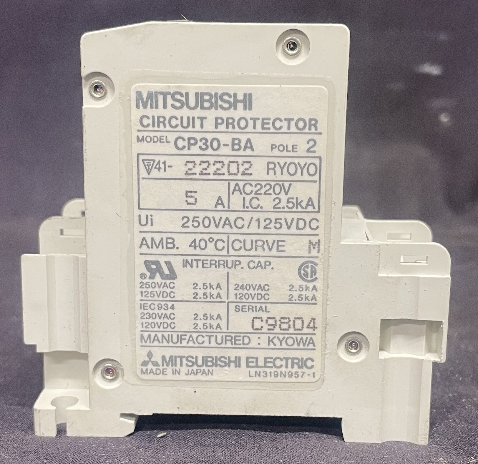 Mitsubishi 5AMP Circuit Protector