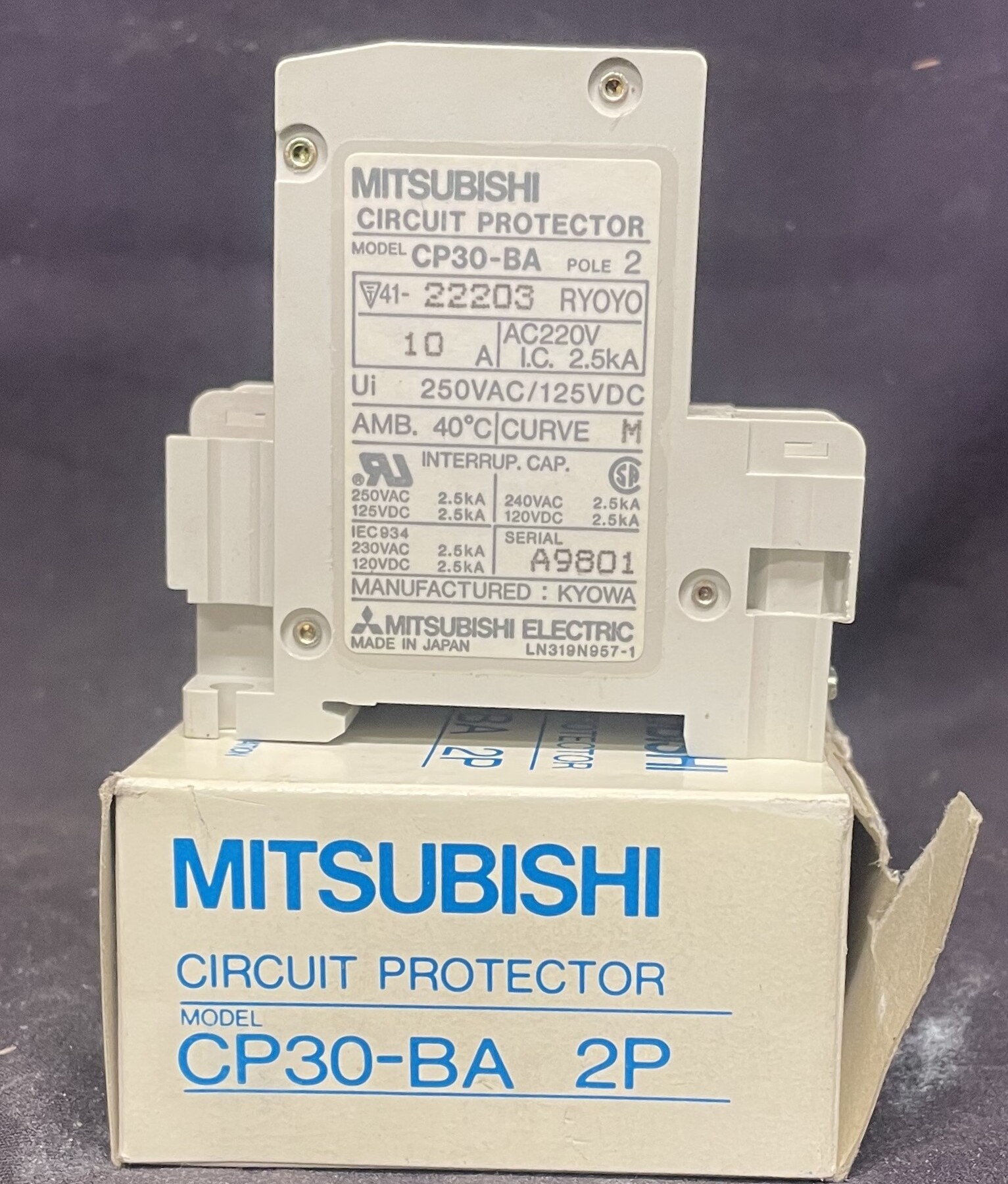 Mitsubishi 10 Amp Circuit Protector