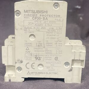 Mitsubishi 20 Amp Circuit Protector