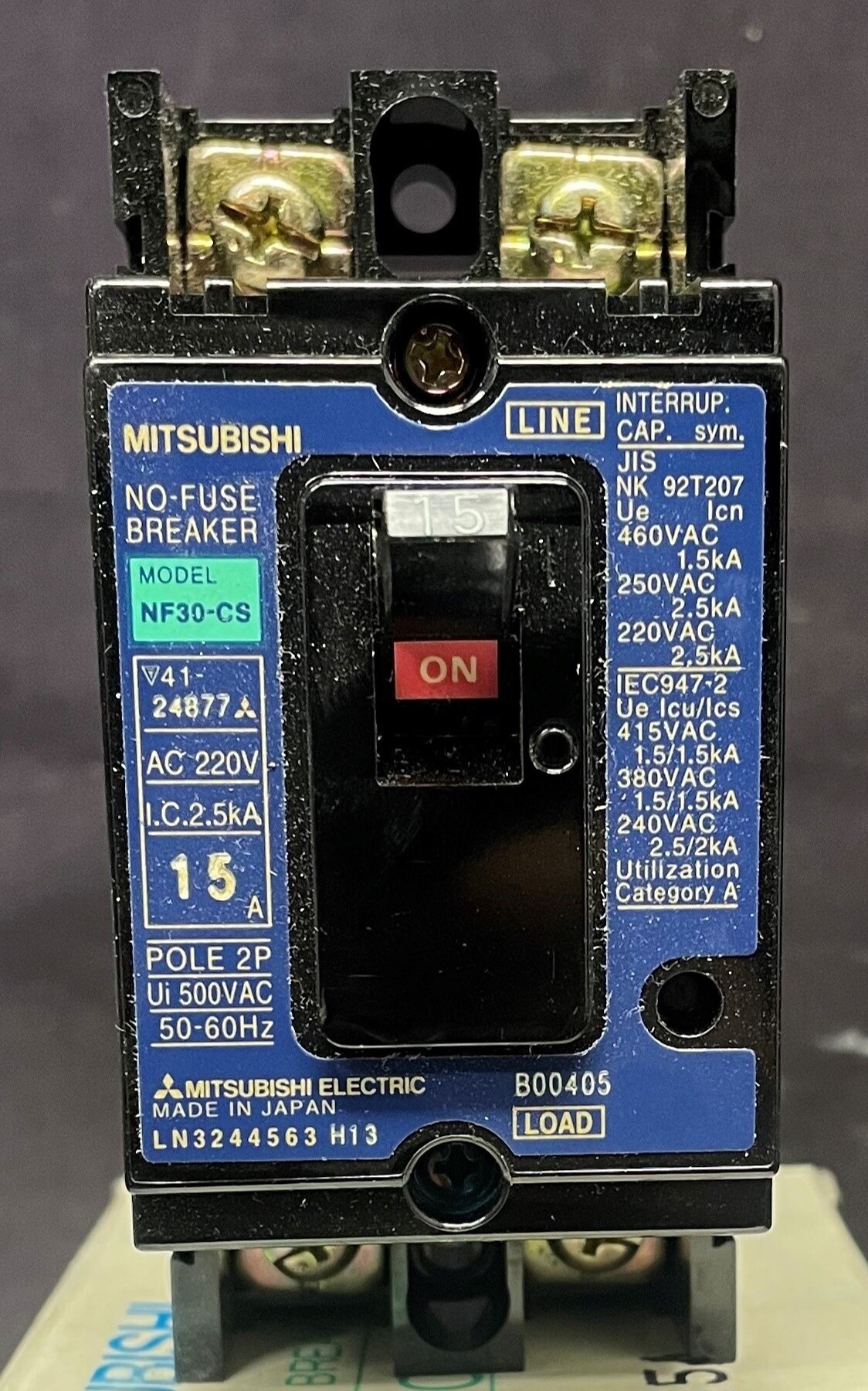 Mitsubishi 15 Amp No-fuse Breaker - Image 2