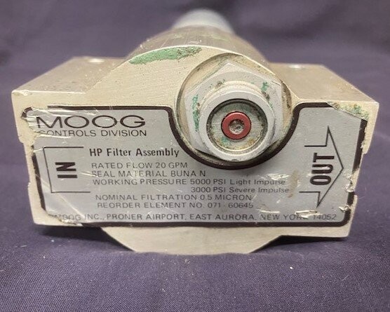 Moog Unknown Model HP Filter Assembly - Image 2