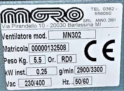Moro MN302 .33 HP Blower - Image 2
